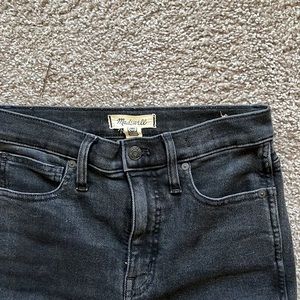 Madewell 10” High-Rise Skinny Black Jeans